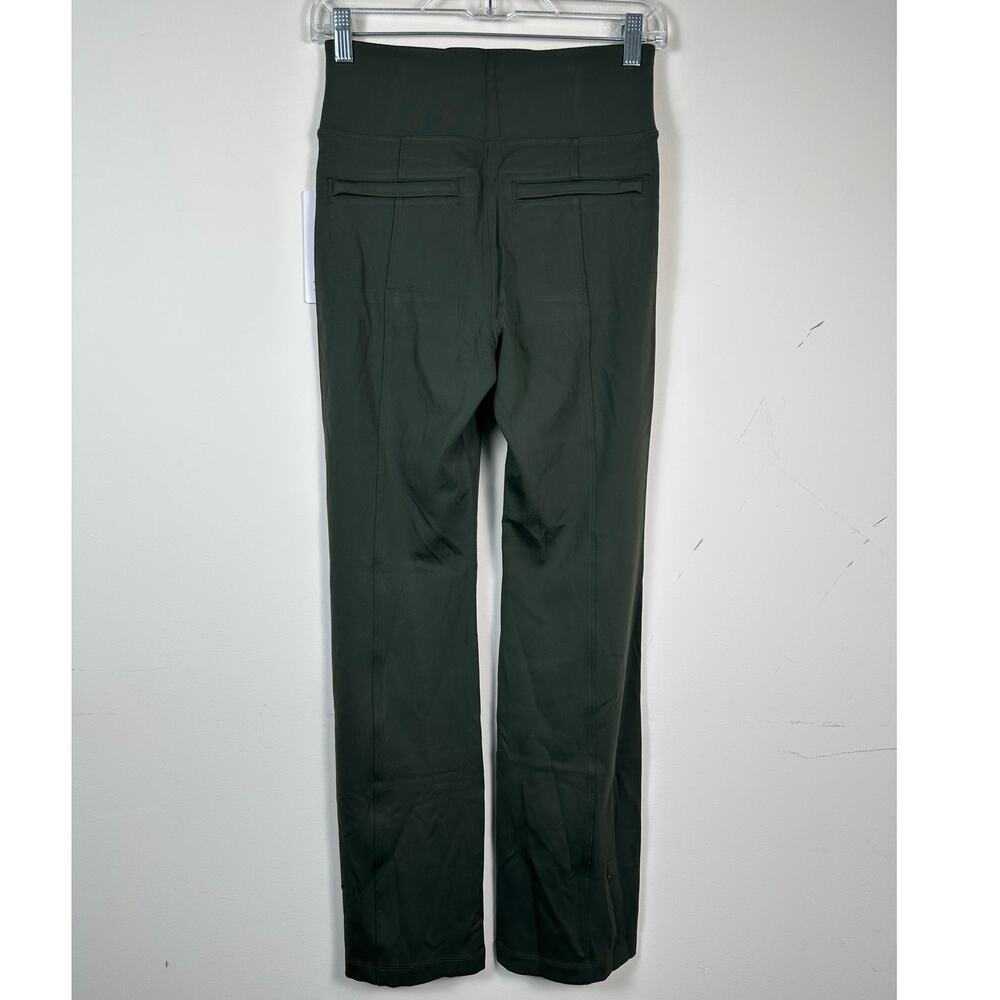 NWT Athleta Delancey Straight Leg Pants Green Size XS - Picture 2 of 8